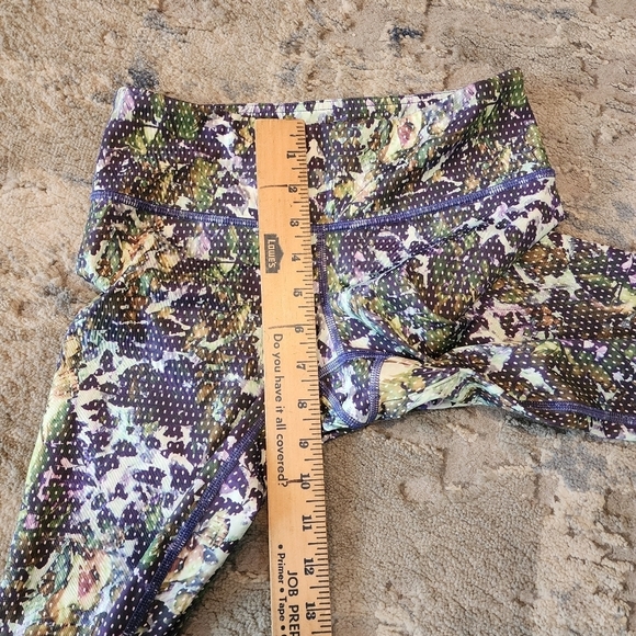 Lululemon Wunder Under Pant *Full-On Luxtreme Floral Sport Backdrop Iris Flower - Picture 14 of 16